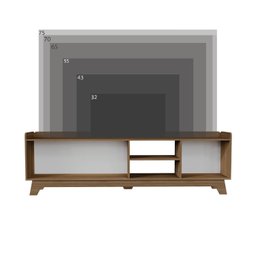 Rack para Tv até 75 Polegadas 100% Mdf 200x 61x 38,5 John - 10