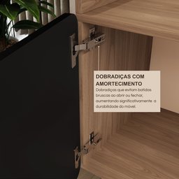 Rack para Tv até 75 Polegadas 100% Mdf 200x 61x 38,5 John - 7