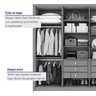 Guarda-roupa 8 Portas 6 Gavetas 100% Mdf Ergon - 7