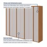 Guarda-roupa 8 Portas 6 Gavetas 100% Mdf Ergon - 5