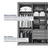 Guarda-roupa 8 Portas 6 Gavetas 100% Mdf Ergon - 9