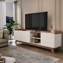 Ver imagem 1 de Rack para Tv até 75 Polegadas 100% Mdf 200x 61x 38,5 John