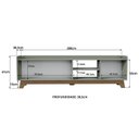 Ver imagem 3 de Rack para Tv até 75 Polegadas 100% Mdf 200x 61x 38,5 John