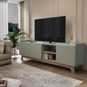 Ver imagem 1 de Rack para Tv até 75 Polegadas 100% Mdf 200x 61x 38,5 John