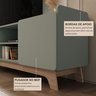 Rack para TV até 75 polegadas 100% MDF 200x 61x 38,5  John - 6
