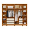 Guarda-roupa Casal com Espelho 6 Portas 6 Gavetas Fascínio - 5