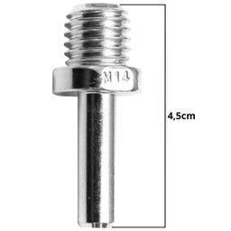 Suporte de Borracha para Disco de Lixa Boina 115mm Aderente com Adaptador | Fertak - 3