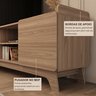 Rack para Tv até 75 Polegadas 100% Mdf 200x 61x 38,5 John - 6