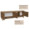 Rack para Tv até 75 Polegadas 100% Mdf 200x 61x 38,5 John - 4
