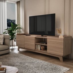 Rack para Tv até 75 Polegadas 100% Mdf 200x 61x 38,5 John - 1