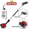 Derriçadeira Para Colher Café Kawashima Haste Longa e Mãozinha Dupla + Óleo Castrol Stihl - 2