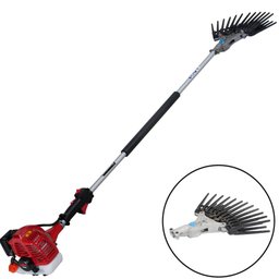 Derriçadeira Para Colher Café Kawashima Haste Longa e Mãozinha Dupla + Óleo Castrol Stihl - 12