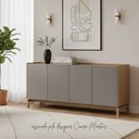 Ver mais imagens de Armário Multiuso para Escritório em Madeira Maciça e MDF Barcelona	