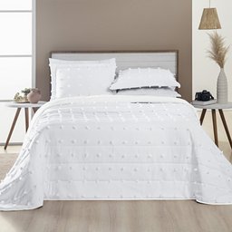 Cobre Leito King Balle Micropercal 300fios 3pç Branco Lilly Home Enxovais - 3