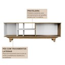 Ver imagem 7 de Rack para TV até 65 Polegadas 100% MDF 160cm 160x55x40cm Lars Marrom