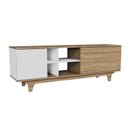 Ver imagem 2 de Rack para TV até 65 Polegadas 100% MDF 160cm 160x55x40cm Lars Marrom