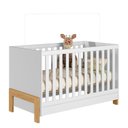 Ver imagem 3 de Berço Mini Cama Fantasia 85,5x74x138 cm Branco