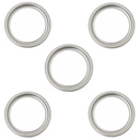 Ver imagem 1 de Kit C/5 Porta Grelha Ralo Redondo 15x15 Suporte Cromado Inox