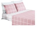 Ver imagem 2 de Jogo Lençol Cama Queen 4 Peças Micropercal 200 Fios Austin:Rosa