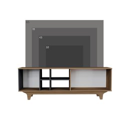 Rack para Tv até 65 Polegadas 100% Mdf 160x55x40cm Lars - 10
