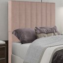 Ver imagem 2 de Cabeceira Solteiro 88 cm Dubai Veludo Rose Soon