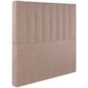 Ver imagem 1 de Cabeceira Solteiro 88 cm Dubai Veludo Rose Soon