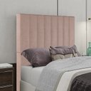 Ver imagem 7 de Cabeceira Solteiro 88 cm Dubai Veludo Rose Soon