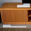 Ver imagem 7 de Rack para TV Arezzo 180 cm Naturalle Mavaular