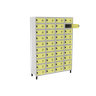 Armário Porta Objetos De Aço 40 Portas Amarelo - 1