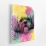 Quadro Cachorro Maltês Tinta Aquarela Canvas 30x40cm - 2