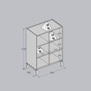 Ver imagem 7 de Cristaleira 2 Portas 115cm 100% Madeira Maciça Barcelona