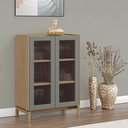 Ver imagem 2 de Cristaleira 2 Portas 115cm 100% Madeira Maciça Barcelona