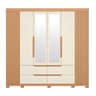Guarda-roupa 6 Portas e 4 Gavetas com Espelhos Doble Casal - 2