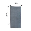 Ver imagem 3 de Revestimento Decorativo Premium Placa Marmorizada Urban Grey 244cm X 122cm 2,97m² de Cobertura Formaco Decor