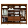 Guarda-roupa 8 Portas 6 Gavetas 100% Mdf com Espelho e Pés Ergon - 15
