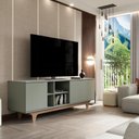 Ver imagem 1 de Rack para TV até 65 Polegadas 100% MDF 160cm x40cm Lars Verde
