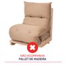 Futon de Espuma Almofada Dobrável Solteiro 170x60x10cm - Bf Colchões - 6