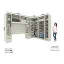 Ver imagem 4 de Quarto Modulado Casal Completo 11 Portas 6 Gavetas com Espelho