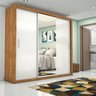 Guarda Roupa Casal com Espelho 3 Portas de Correr Ilheus Plus - 1