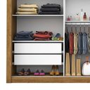 Ver imagem 7 de Guarda Roupa Casal com Espelho 3 Portas de Correr Ilheus Plus