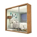 Ver imagem 3 de Guarda Roupa Casal com Espelho 3 Portas de Correr Ilheus Premium