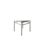 Ver imagem 3 de Kit 2 Cadeiras Tókio Cromada Tecido Corano Sintético Off White