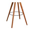 Ver imagem 4 de Mesa Bistro Pub Premium Estilo Moderno Alta Apoio Decorativo Madeira Eucalpto Bancada Cor Nature