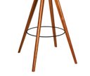 Ver imagem 4 de Mesa Bistro Pub Premium Estilo Moderno Alta Apoio Decorativo Madeira Eucalpto Bancada Cor Nature