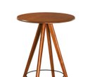 Ver imagem 3 de Mesa Bistro Pub Premium Estilo Moderno Alta Apoio Decorativo Madeira Eucalpto Bancada Cor Nature