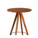 Ver imagem 3 de Mesa Bistro Pub Premium Estilo Moderno Alta Apoio Decorativo Madeira Eucalpto Bancada Cor Nature