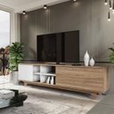 Ver imagem 1 de Rack para Tv até 75 Polegadas 100%mdf 200x55x40cm Lars