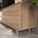 Ver imagem 6 de Rack para TV até 75 Polegadas 100% MDF 200cm 200x55x40cm Lars Marrom