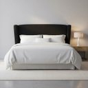 Ver imagem 3 de Cabeceira de Cama Estofada Box 140 Cm Casal Padrão Decoração Virginia Boucle
