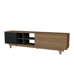 Rack para Tv até 75 Polegadas 100%mdf 200x55x40cm Lars - 2
